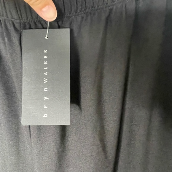 Bryn Walker Olivier Lantern Pants Size L Black Modal Blend Made In USA - Picture 5 of 14